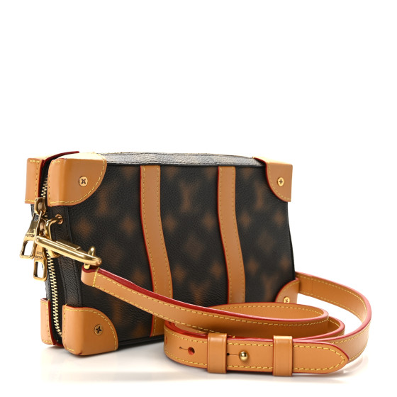 お洒落なゆがみ♪【LOUIS VUITTON】Soft Trunk Blurry Monogram Louis Vuitton Soft Trunk Blurry Monogram Brown in Coated