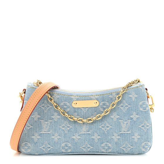 入手困難★希少♪【LOUIS VUITTON】Liv Pochette Sky Blue Denim LOUIS VUITTON Monogram Denim Liv Pochette Sky Blue 1505225
