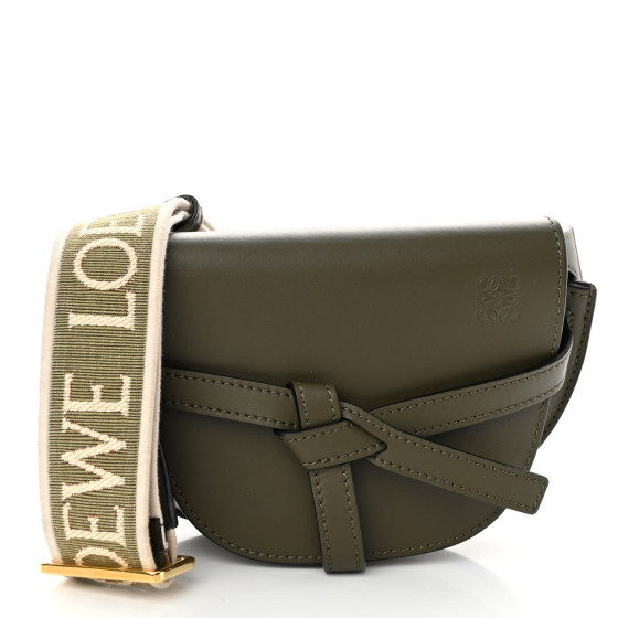 LOEWE セール★ GATE DUAL MINI BAG★GREEN Loewe Gate Dual Mini Bag in Autumn Green | FWRD
