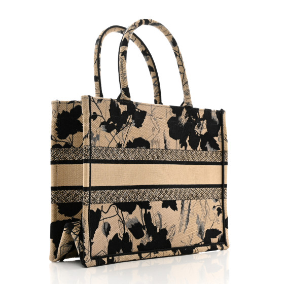 すぐ届く！DIOR Book Tote バッグ ミディアム Fleurs Mystiques CHRISTIAN DIOR Canvas Embroidered Medium Fleurs Mystiques