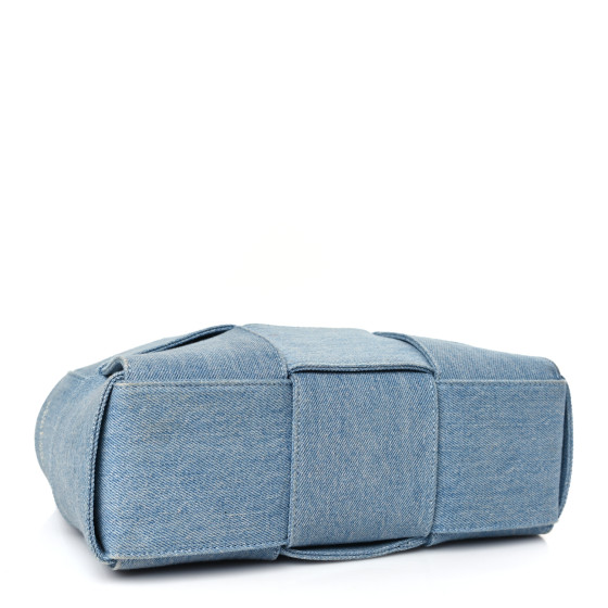 BOTTEGA VENETA ロゴ イントレチャート ARCO MINI デニムトート BOTTEGA VENETA☆ミニ アルコトート イントレチャート レザー