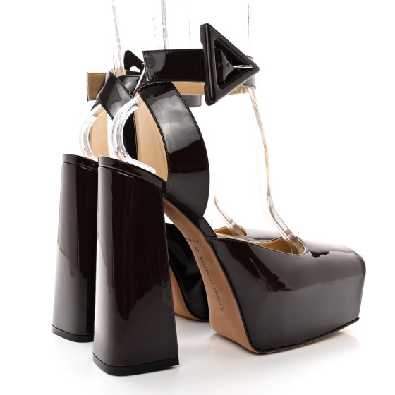 BOTTEGA VENETA Supergloss Patent Tower 40/140mm Platform