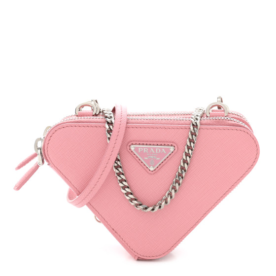 【人気/関税/送料込み】 Prada Small Saffiano Leather Triangle Prada Salffiano Leather Triangle Bag | RADPRESENT