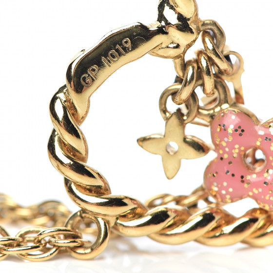 LOUISVUITTONスウィートモノグラム インマイハート ブレスレット　GP LOUIS VUITTON Sweet Monogram In My Heart Bracelet Gold