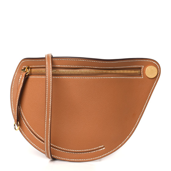HERMES(エルメス)- Petite Course bag(コース)ゴールド HERMES Epsom Petite Course Bag Gold 1520263 | FASHIONPHILE