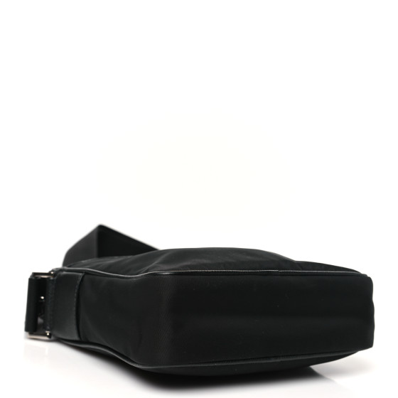 PRADA Tessuto Nylon Saffiano Pocket Messenger Shoulder Bag