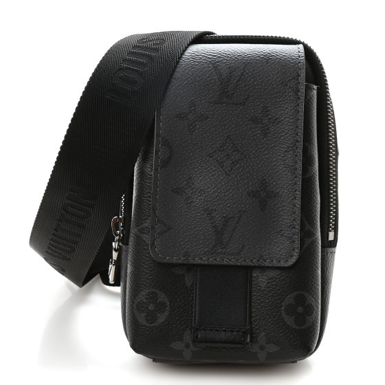LOUIS VUITTON Monogram Eclipse Reverse Double Phone Pouch NM