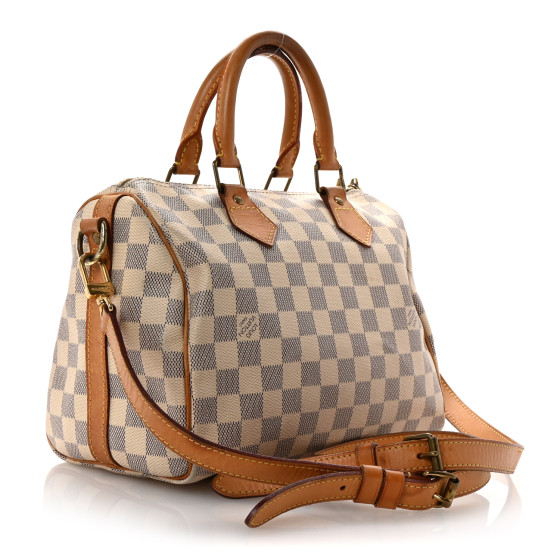 【希少】 LOUIS VUITTON Damier Azur Speedy ハンドバッグ Louis Vuitton Authentic Damier azur Speedy 30 With Strap | eBay
