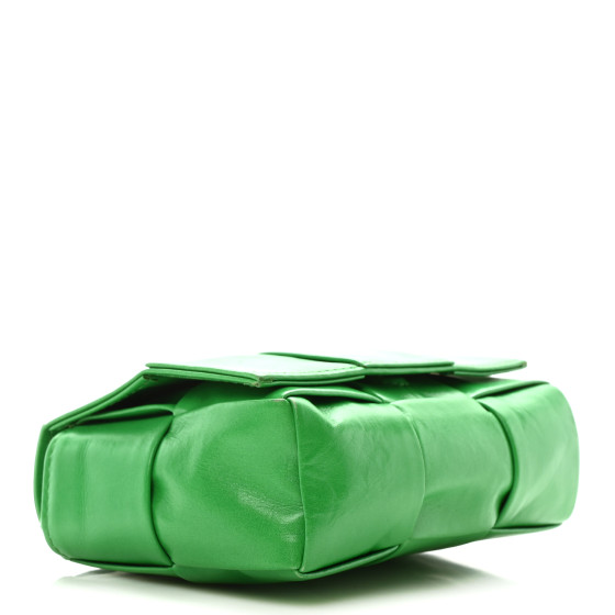 BOTTEGA VENETA Crinkled Lambskin Maxi Intrecciato Extra Mini
