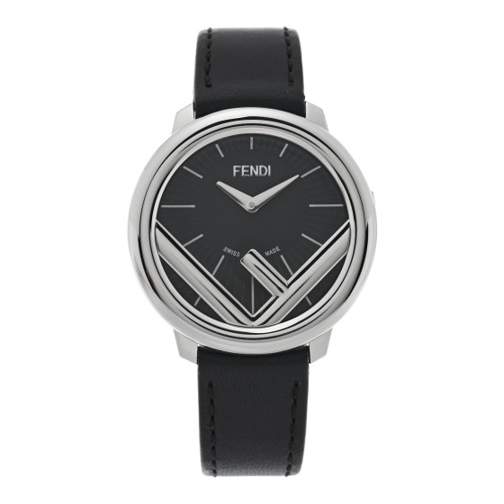 FENDI Stainless Steel Calfskin 36mm Fendi Run Away Quartz