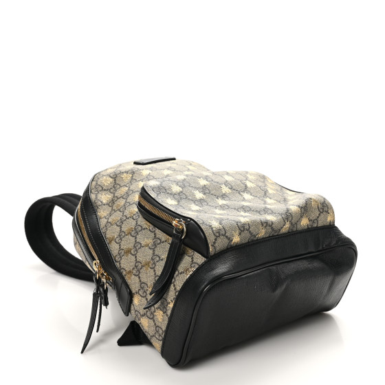 美品　グッチ　GG Supreme Gold Bees Small バックパック GUCCI GG Supreme Monogram Bees Print Small Day Backpack