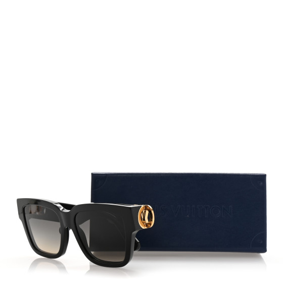 LOUIS VUITTON Acetate LV Link PM Square Sunglasses Z1566W
