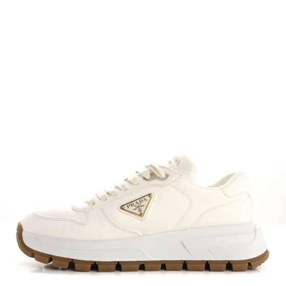 PRADA Nappa Metal Triangle Logo Womens Prax 01 45mm Sneakers