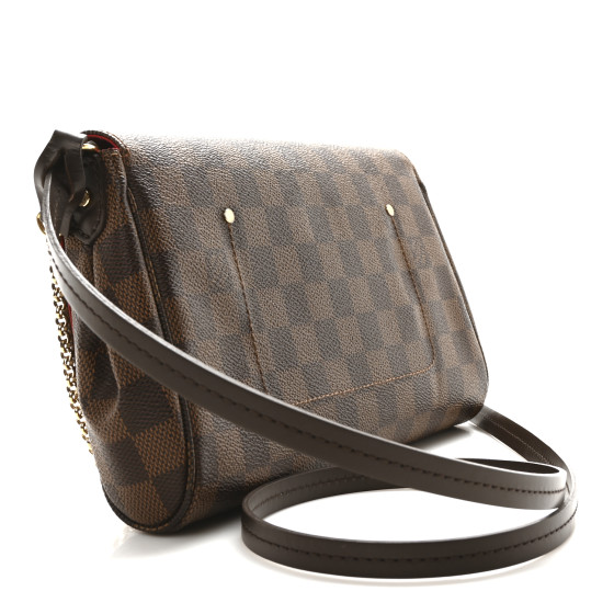 LOUIS VUITTON Damier Ebene Favorite MM 1695645 | FASHIONPHILE