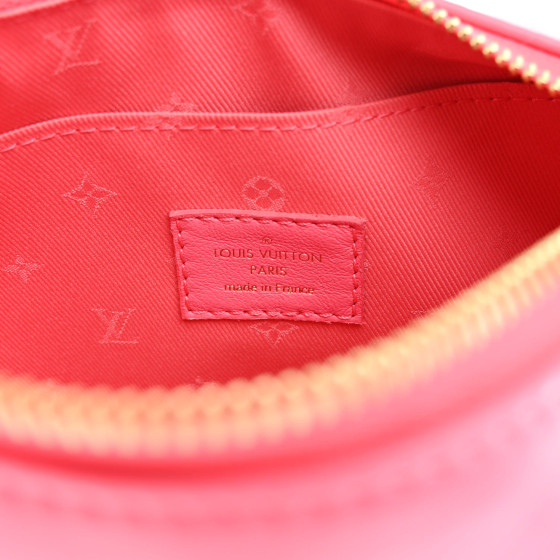 LOUIS VUITTON Calfskin Bubblegram Over The Moon Dragon Fruit