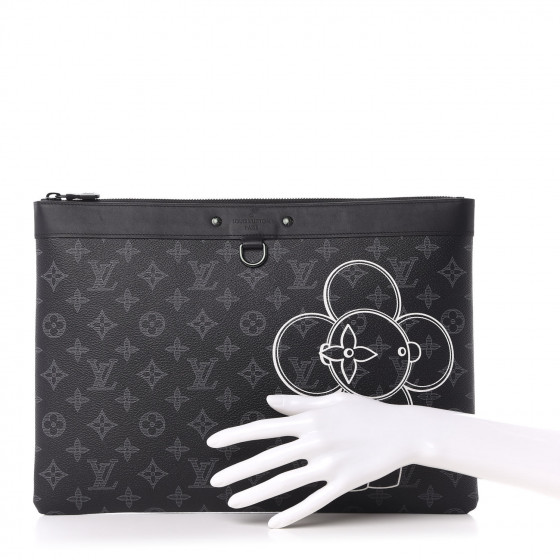 LOUIS VUITTON Monogram Eclipse Vivienne Apollo Pochette GM