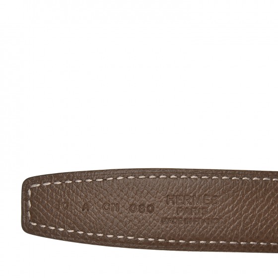 Hermes H belt belt Blanc/Noir gray | eLADY Globazone