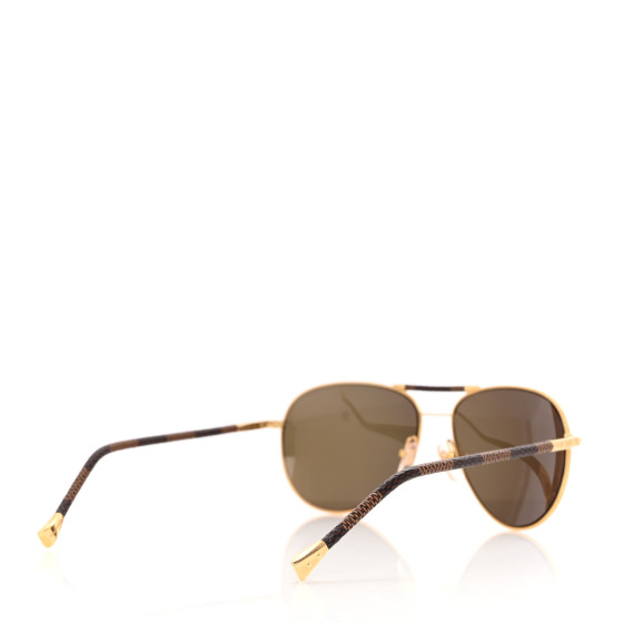 LOUIS VUITTON Damier Ebene Conspiration Pilote Aviator
