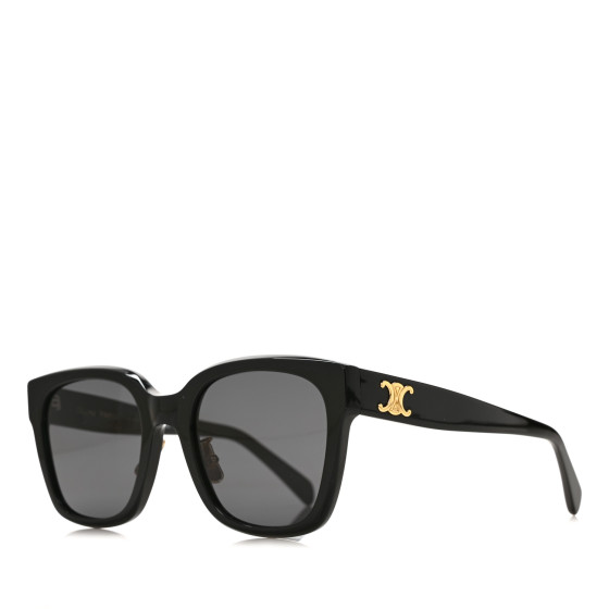 CELINE Acetate Triomphe Sunglasses CL40222F Black