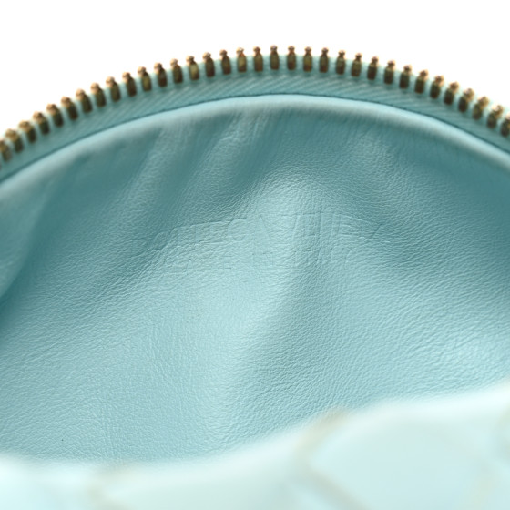 【BOTTEGA VENETA】Leather Jodie Bag Teal Washed Teen Jodie Bag Teal Washed | The Webster