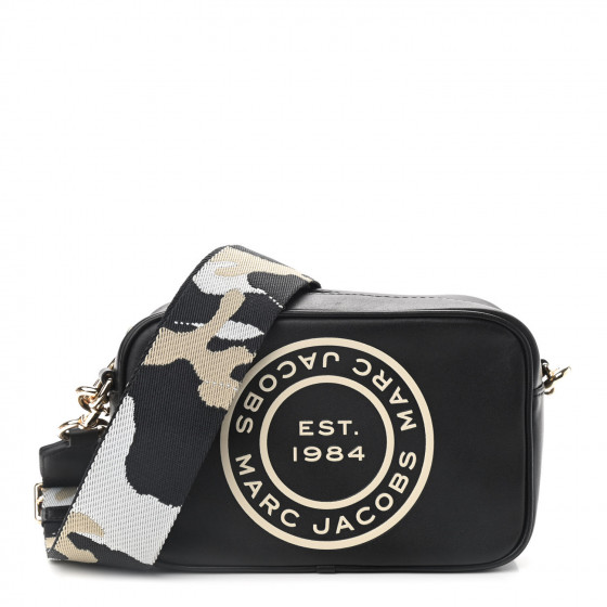 MARC JACOBS Calfskin Flash Camera Bag Black 910591 FASHIONPHILE