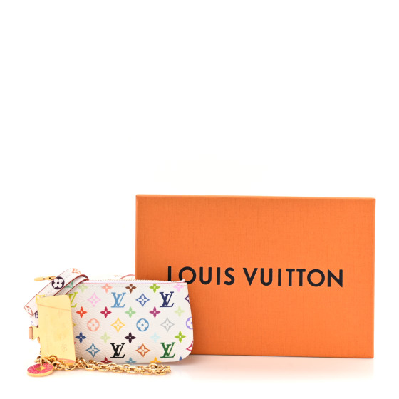 Louis Vuitton LV x TM スマホホルダー LOUIS VUITTON LV X TM Monogram Multicolor Phone Holder White