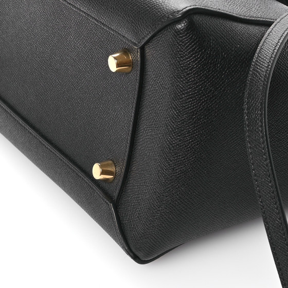 CELINE Grained Calfskin Mini Belt Bag Black 1634405