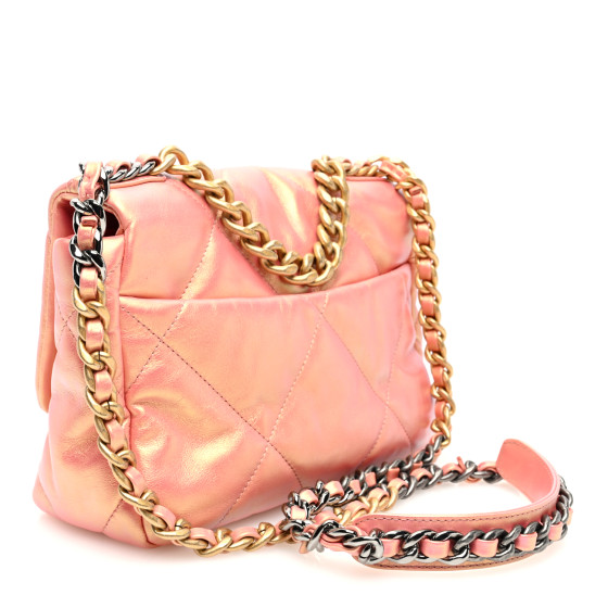 CHANEL 19 ディズヌフ ピンク CHANEL 19 FLAP MEDIUM IN LIGHT PINK, UNBOXING! WFIMB! - YouTube