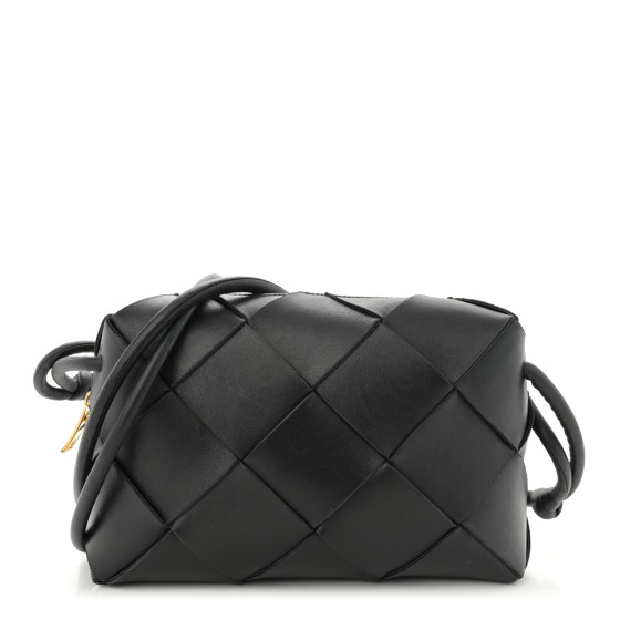 BOTTEGA VENETA Lambskin Maxi Intrecciato Small Cassette