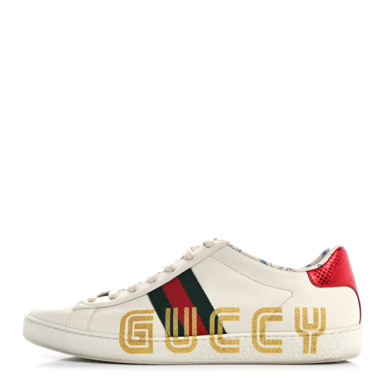 GUCCI X SEGA Calfskin Ayers Web Guccy Womens Ace Sneakers
