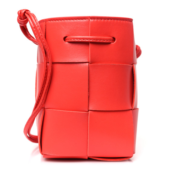 BOTTEGA VENETA Nappa Maxi Intrecciato Mini Cassette Bucket