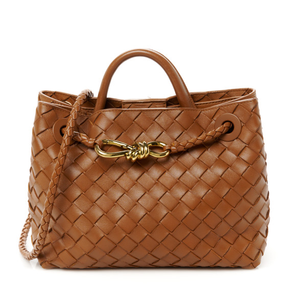BOTTEGA VENETA Nappa Intrecciato Small Andiamo Shoulder Bag