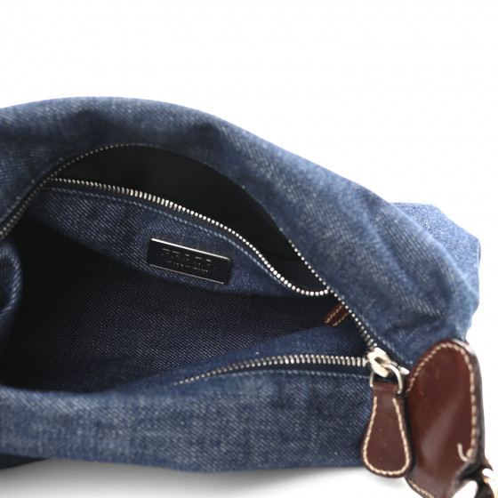 バッグ PRADA denim leather one shoulder bag PRADA denim leather one shoulder bag