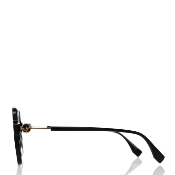 Fendi FF 0411/S ブラック サングラス FENDI Square Sunglasses FF 0411/S Black 1239561 | FASHIONPHILE