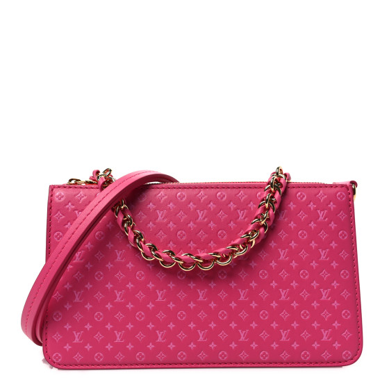 LOUIS VUITTON ローズデバン Louis Vuitton Fuchsia Monogram Vernis Lexington Pochette Bag