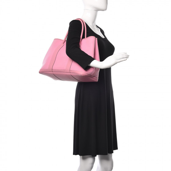 HERMES Toile Negonda Garden Party 36 MM 5P Pink 438627