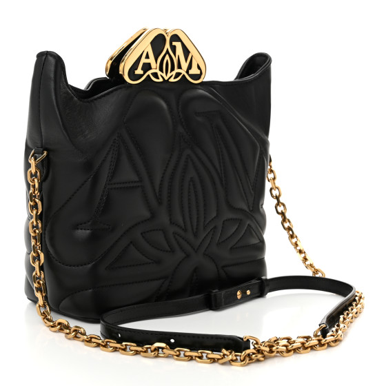 ALEXANDER MCQUEEN Calfskin Quilted Small The Seal Chain