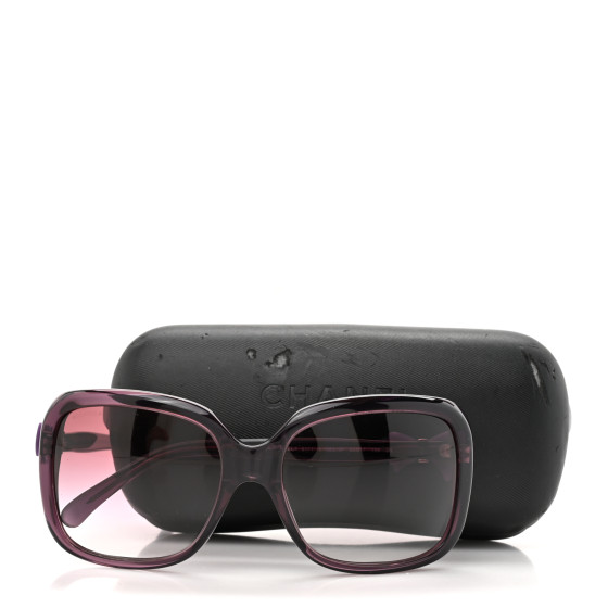CHANEL Acetate CC Bow Sunglasses 5171 Purple 1645900