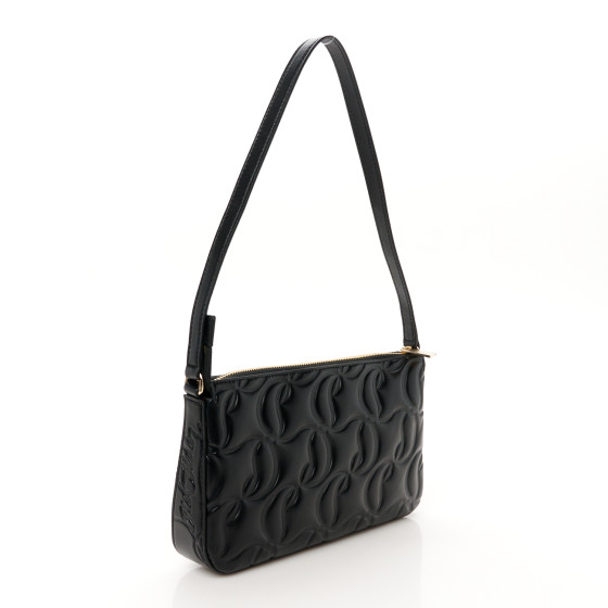 VIP【送料関税込】ChristianLouboutin Loubila Handbag CHRISTIAN LOUBOUTIN Calfskin Embossed Loubila Shoulder Bag
