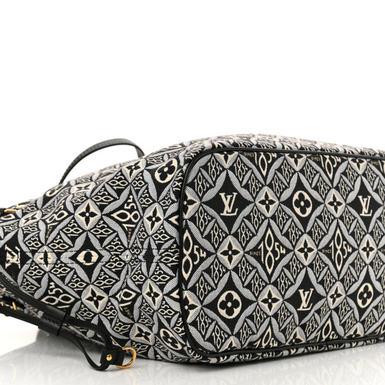 LOUIS VUITTON Jacquard Since 1854 Neverfull MM Grey 1655882