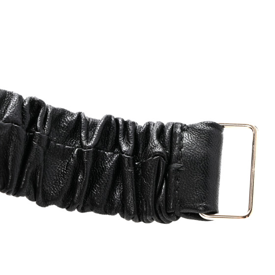 ま*ん様 CHANELストーン付き 本革ベルト黒 24112514.jpg