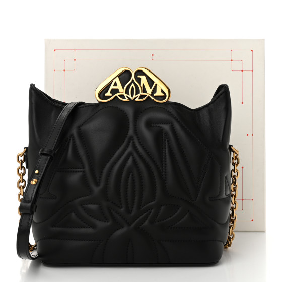 ALEXANDER MCQUEEN Calfskin Quilted Small The Seal Chain
