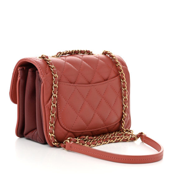 【ヴィンテージ】Rank:S☆Chanel Pink Series27 Coco Small Bag Chanel Coco First 22K mini flap bag pink calfskin | Vintage