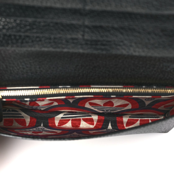 GUCCI X ADIDAS Textured Dollar Calfskin Trefoil Embossed