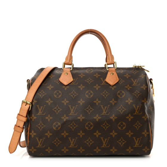 【希少】 LOUIS VUITTON LV Monogram Speedy Bandouliere 30 Speedy Bandoulière 25 Bicolor Monogram Empreinte Leather