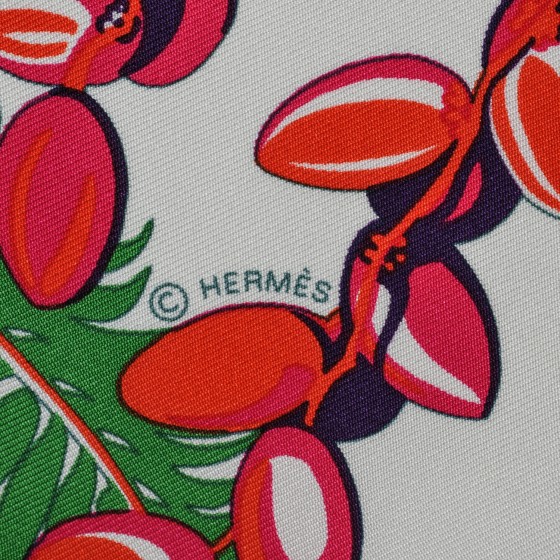 HERMES ツイリー 白/緑/他 phoenix colorIAGE HERMES ツイリー 白/緑/他 phoenix colorIAGE