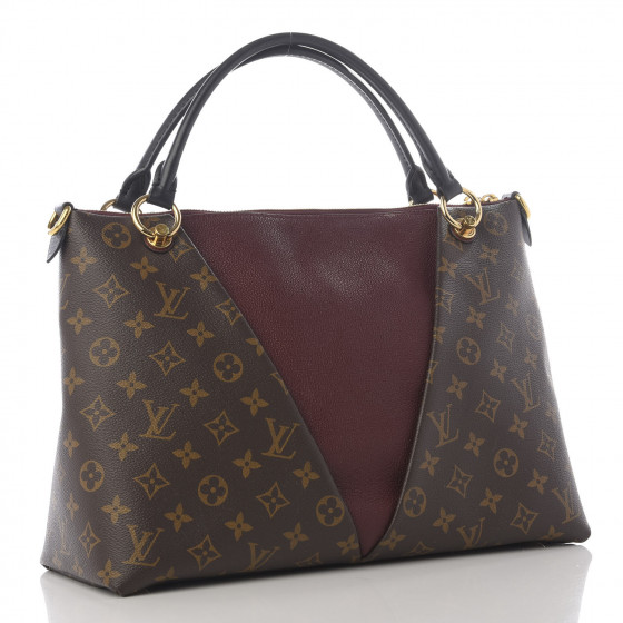 LOUIS VUITTON Monogram V Tote MM Bordeaux 583659 | FASHIONPHILE