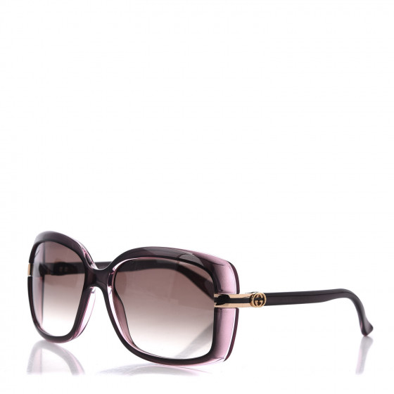 小物 GUCCI sunglasses gradation purple GUCCI GG Web Sunglasses GG3188/S Purple 585747 | FASHIONPHILE