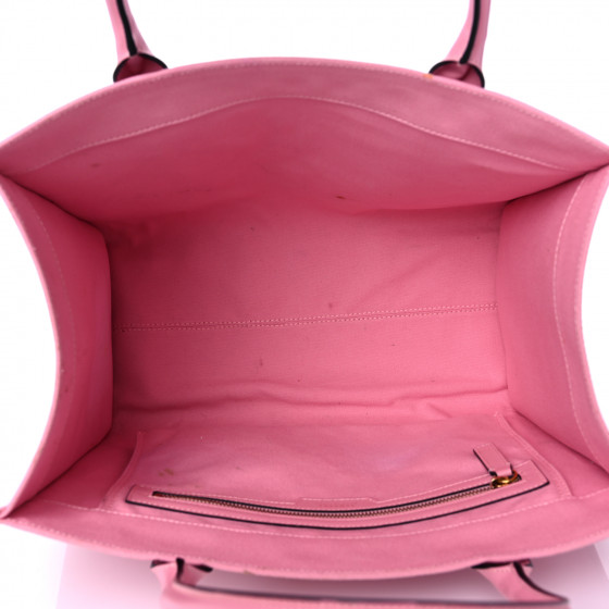 トートバッグ Shopping bag - Versace - Leather - Pink Versace Pink Printed Large Fabric Leather Shopping Tote Bag