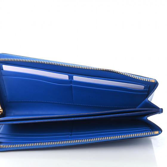 【CELINE】セール！コンパクトジップウォレット Califomia Blue 新品 CELINE セリーヌ コンパクト ジップウォレット トリオンフ